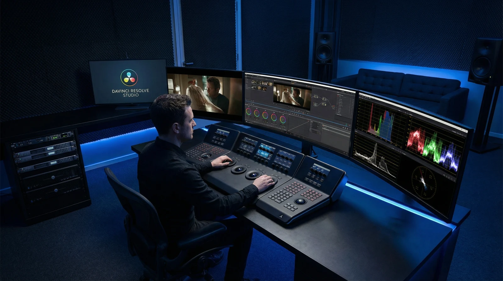 草莓视频专业调色后期制作室