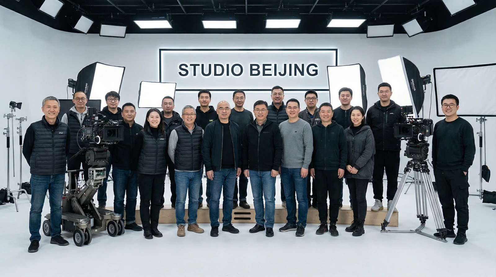 草莓视频专业影视制作团队合影